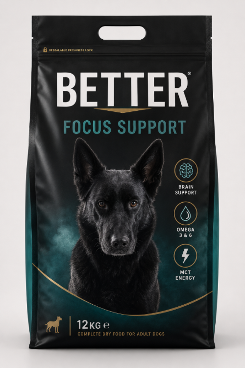 Better Focus Support – Complete Dry Food for Adult Dogs (12kg)